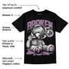 Mauve Off-Noir 2s DopeSkill T-Shirt Sick Bear Graphic