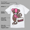 Dunk Smokey Mauve Playful Pink White Brown DopeSkill T-Shirt Sneakerhead BEAR Graphic