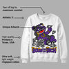 Dark Iris 3s DopeSkill Sweatshirt Born To Be Rich Graphic