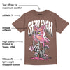 Dunk Smokey Mauve Playful Pink White Brown DopeSkill Brown Savana T-shirt Stay High Graphic