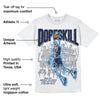 AJ Spizike White Obsidian DopeSkill T-Shirt Thunder Dunk Graphic