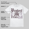 Burgundy Crush 3s DopeSkill T-Shirt Protect Me From Evil Graphic