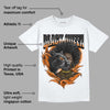 Orange Black White DopeSkill T-Shirt New Black Queen Graphic