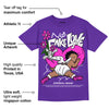 PURPLE Collection DopeSkill Purple T-shirt No Fake Love Graphic