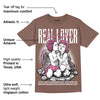 Dunk Smokey Mauve Playful Pink White Brown DopeSkill Brown Savana T-shirt Real Lover Graphic