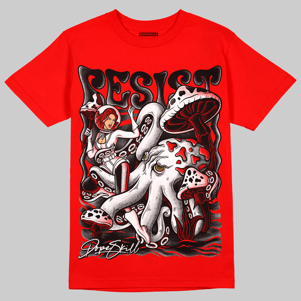 Jordan 9 Chile Red DopeSkill Red T-shirt Resist Graphic Streetwear