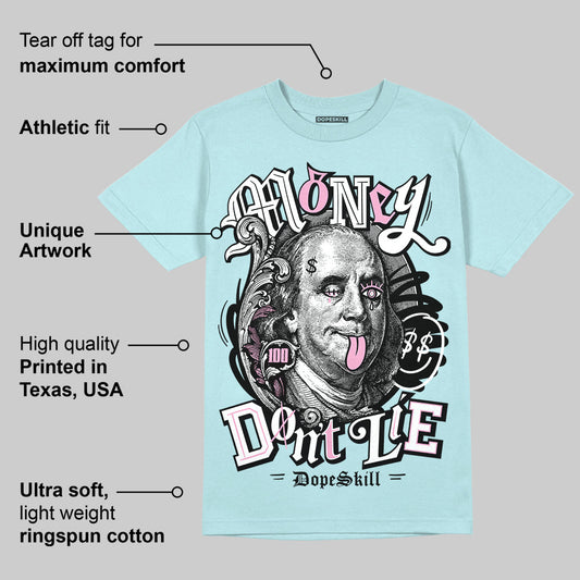 Dunk Glacier Blue DopeSkill Chambray T-shirt Money Don't Lie Graphic