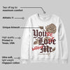 A Ma Maniere x Dark Mocha 4s DopeSkill Sweatshirt You’re Lost Without Me Graphic