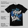 Blueberry 12s DopeSkill T-Shirt No Money No Love Typo Graphic