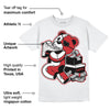 Red Taxi 12s DopeSkill T-Shirt Bear Steals Sneaker Graphic