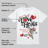 Dusty Rose 40s DopeSkill T-Shirt New Love Heals Graphic