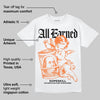 Orange Black White DopeSkill T-Shirt All Earned Graphic
