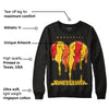 Yellow Collection DopeSkill Sweatshirt Juneteenth Heart Graphic