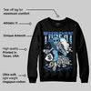 Blueberry 12s DopeSkill Sweatshirt Threat Graphic