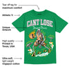 Lucky Green 5s DopeSkill Green T-shirt Cant Lose Graphic