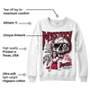 85 Metallic Burgundy 1s DopeSkill Sweatshirt Mystery Ghostly Grasp Graphic