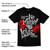 Shadow 1s DopeSkill T-Shirt No Money No Love Typo Graphic