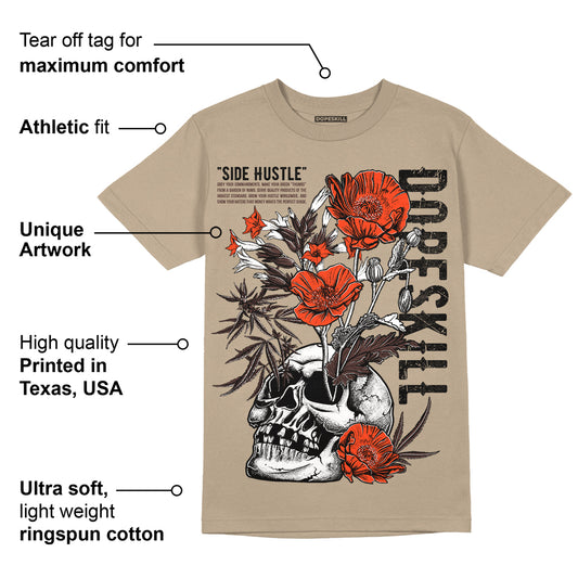 Latte 1s DopeSkill Medium Brown T-shirt Side Hustle Graphic