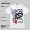 Summit White Navy 4s DopeSkill T-Shirt Mystery Ghostly Grasp Graphic