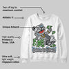 Wolf Grey 5s DopeSkill Sweatshirt Born To Be Rich Graphic