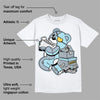 Blue Grey 13s DopeSkill T-Shirt Bear Steals Sneaker Graphic