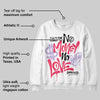Peanut Butter Jelly 5s DopeSkill Sweatshirt No Money No Love Typo Graphic