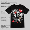 Dunk Panda White Black DopeSkill T-Shirt New Love Heals Graphic