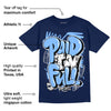 Midnight Navy 5s DopeSkill Navy T-Shirt New Paid In Full Graphic