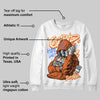 Orange 'Grind Pray' DopeSkill Graphic Sweatshirt