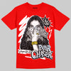Jordan 11 Cherry DopeSkill Varsity Red T-shirt NPC Graphic Streetwear