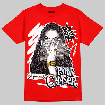 Jordan 11 Cherry DopeSkill Varsity Red T-shirt NPC Graphic Streetwear