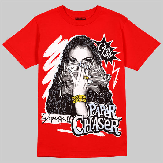 Jordan 11 Cherry DopeSkill Varsity Red T-shirt NPC Graphic Streetwear