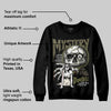 Medium Olive 3s DopeSkill Sweatshirt Mystery Ghostly Grasp Graphic