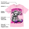 Pink Collection DopeSkill Pink T-shirt Sick Bear Graphic