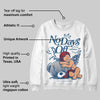 French Blue 12s DopeSkill Sweatshirt New No Days Off Graphic