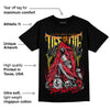 Red Thunder 4s DopeSkill T-shirt Life or Die Graphic