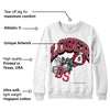 85 Metallic Burgundy 1s DopeSkill Sweatshirt Loser Lover Graphic