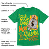 Green Collection DopeSkill Green T-shirt Real Ones Move In Silence Graphic