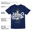 Midnight Navy 3s DopeSkill Navy T-shirt King Chess Graphic