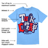 Powder Blue 9s DopeSkill Sky Blue T-shirt Talk Is Chip Graphic