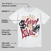 Samba OG Collegiate Burgundy DopeSkill T-Shirt No Money No Love Typo Graphic