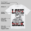 White Cement 4s DopeSkill T-Shirt Love Sick Graphic