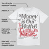 1906R NB Silver Classic Crimson DopeSkill T-Shirt Money Is Our Motive Typo Graphic