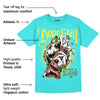 Cyan Burst 9060 DopeSkill Virtual Blue T-Shirt Money Loves Me Graphic