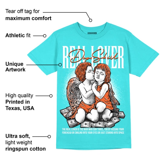 Dunk Dolphins DopeSkill Tahiti Blue T-shirt Real Lover Graphic