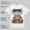 A Ma Maniere x Dark Mocha 4s DopeSkill T-Shirt Rich Youth Graphic