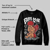 Dunk Panda White Black DopeSkill Sweatshirt False Love Graphic