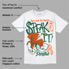 Dunk Team Dark Green Orange DopeSkill T-Shirt Speak It Graphic