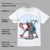 Powder Blue 9s DopeSkill T-Shirt VERSUS Graphic