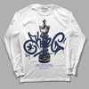 Jordan 5 SE “Georgetown” DopeSkill Long Sleeve T-Shirt King Chess Graphic Streetwear 